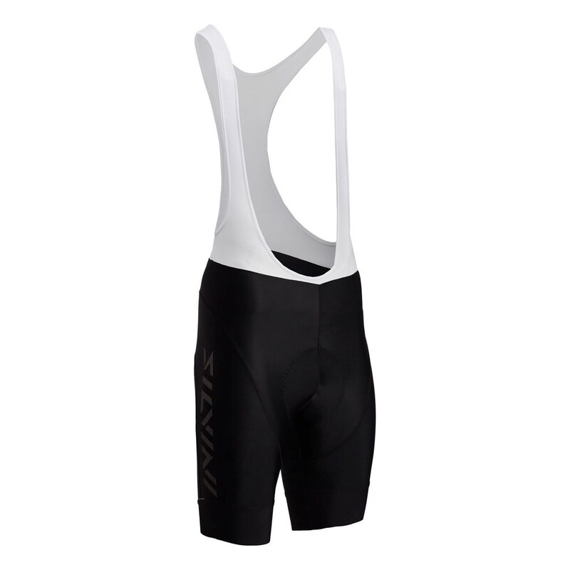 Silvini Suelo Bib pánské kraťasy s laclem a vložkou Black/White