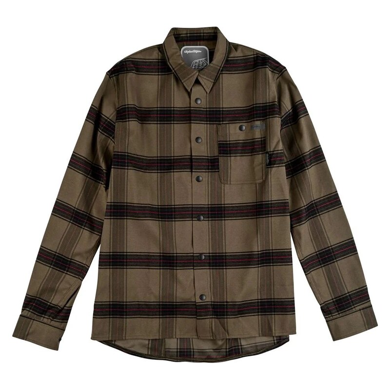 Troy Lee Designs Grind Flannel Paid pánská košile Dark Pine vel.