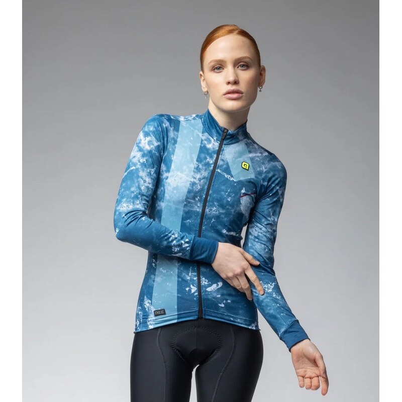 Alé PR-E Icy dámský dres dlouhý rukáv Blue vel. L