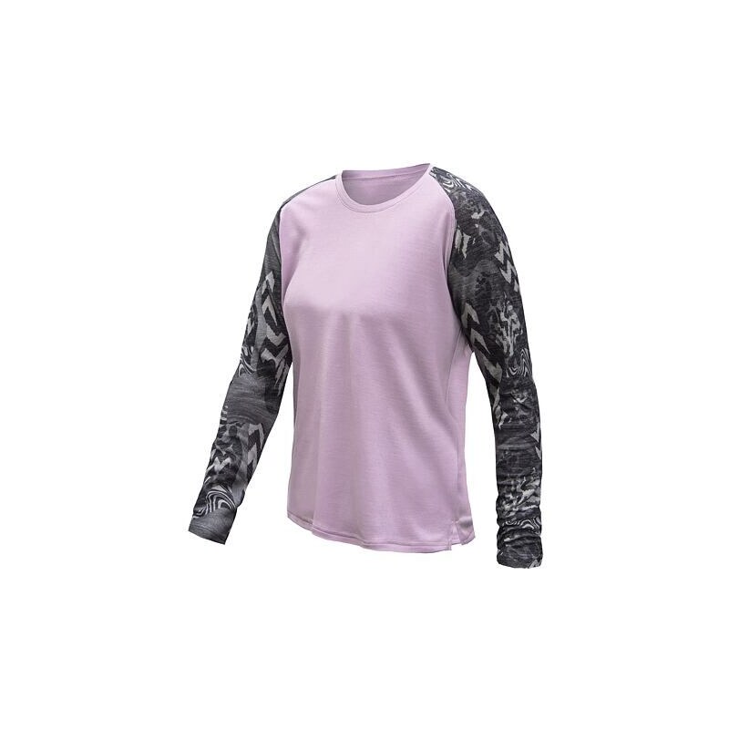 Sensor Merino Blend Impress dámské triko dlouhý rukáv Mystic