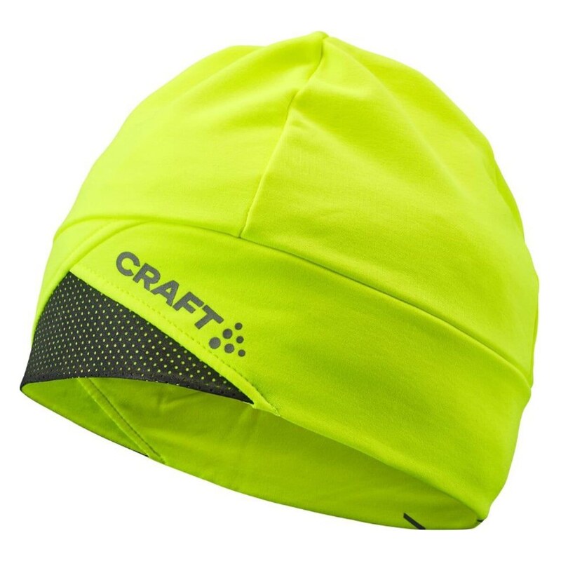Craft ADV Lumen Fleece běžecká čepice žlutá vel. S-M