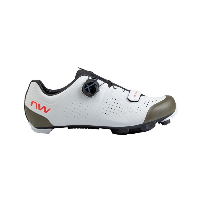 Northwave Razer pánské MTB tretry Light Grey/Forest Green vel.