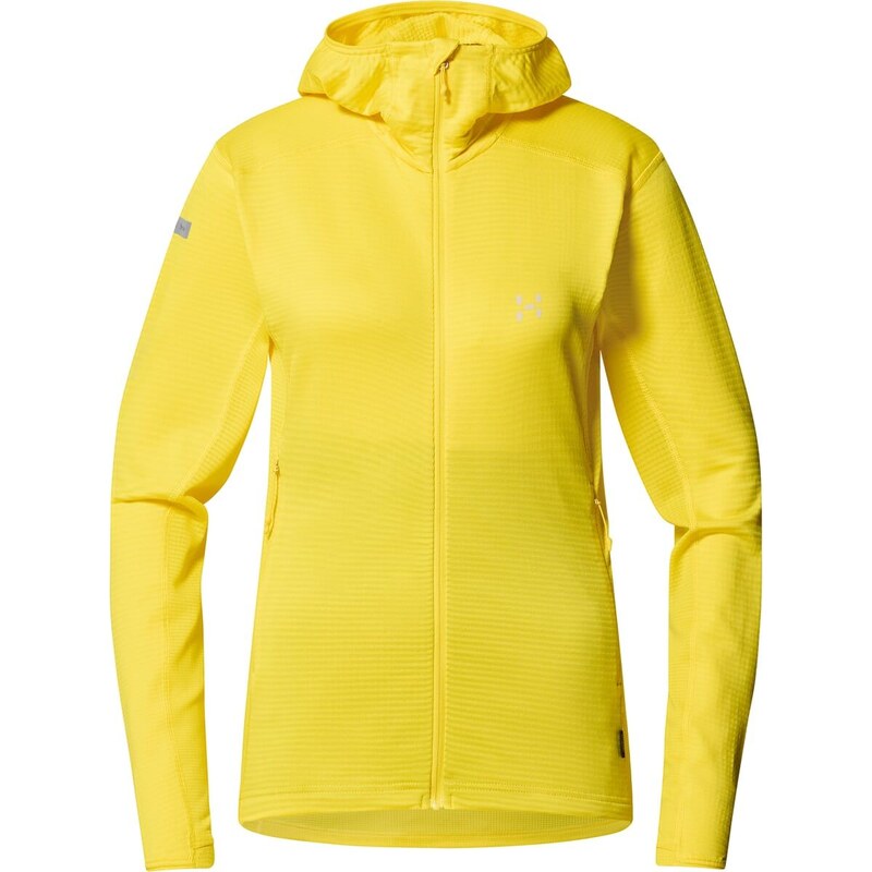 Haglöfs L.I.M Mid Multi Hood dámská mikina s kapucí žlutá vel. M