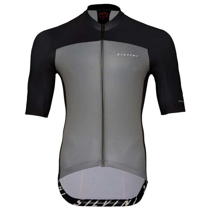 Silvini Stelvio pánský dres krátký rukáv Black/Ruby vel. L