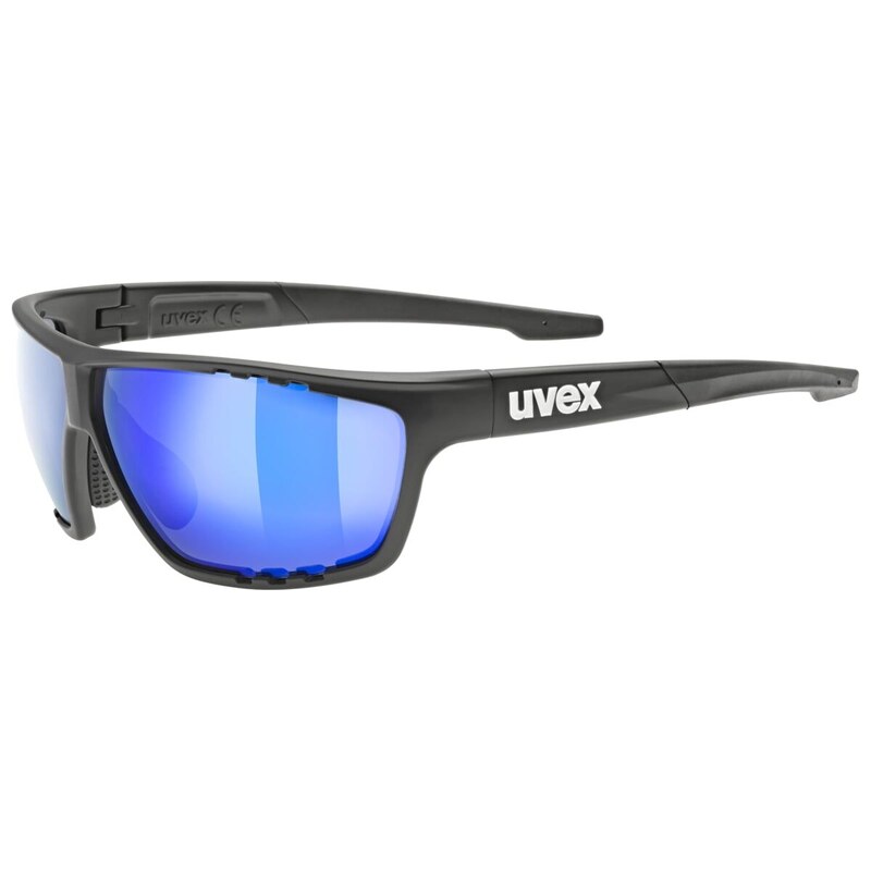 Uvex Sportstyle 706 brýle Black Mat/Mirror Blue