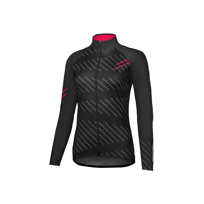 Etape Gaia 2.0 dámský dres dlouhý rukáv černá/růžová vel. M