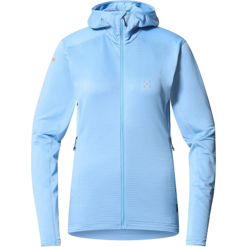 Haglöfs L.I.M Mid Multi Hood dámská mikina s kapucí světle modrá