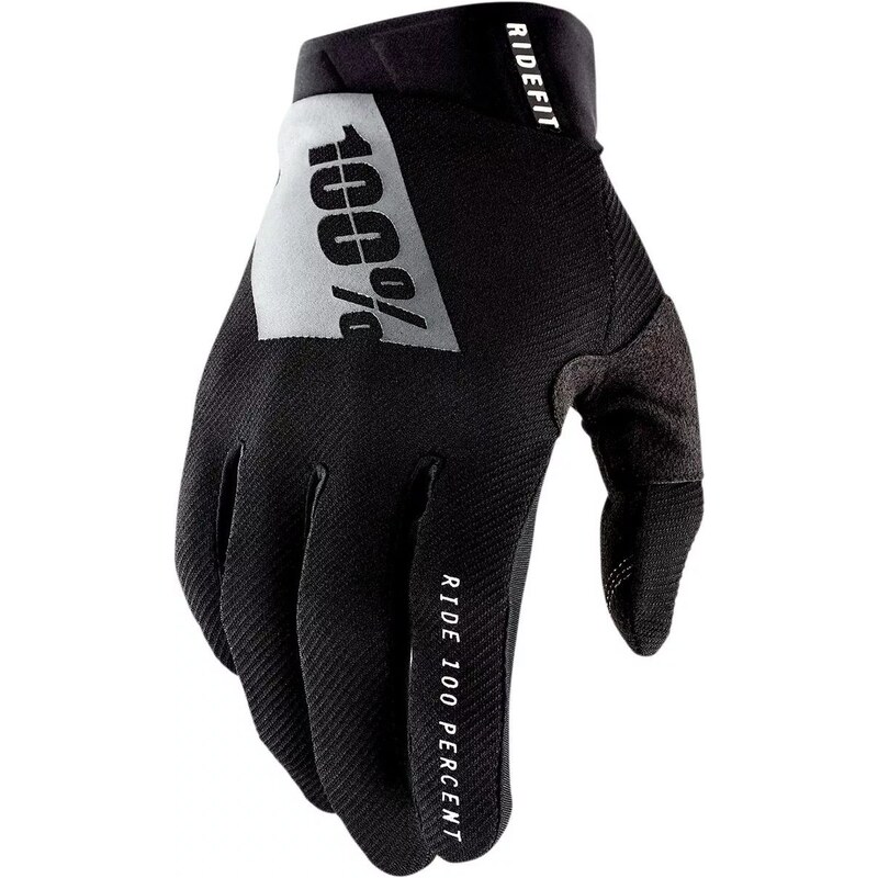 100% Ridefit pánské rukavice Black/White vel. XXL