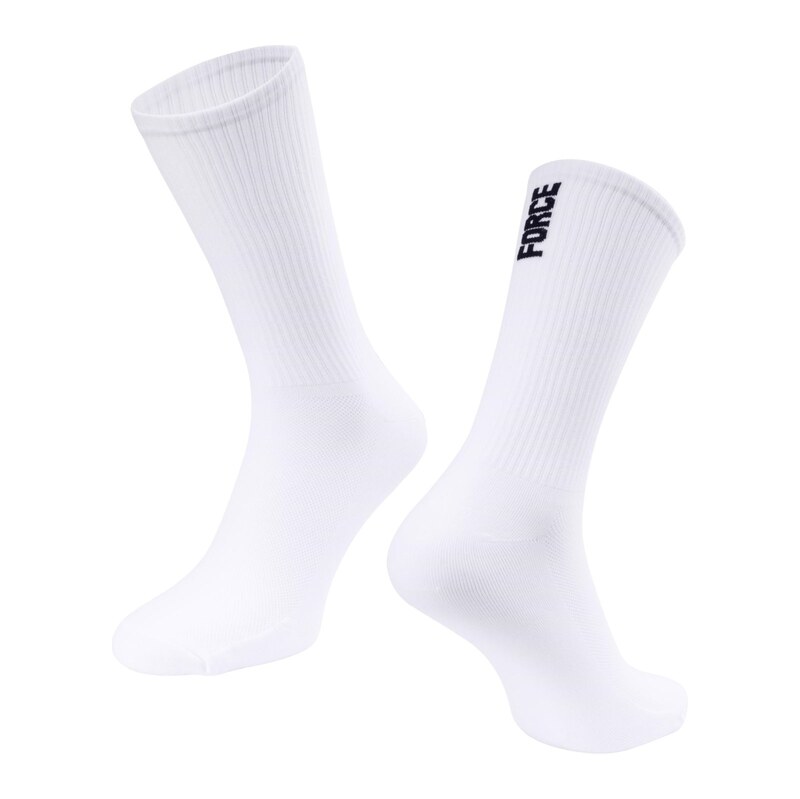 Force Longer Slim ponožky bílá vel. S-M (EU 36-41)