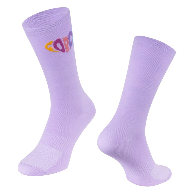 Force In Heart ponožky dlouhé fialová vel. L-XL (EU 42-46)