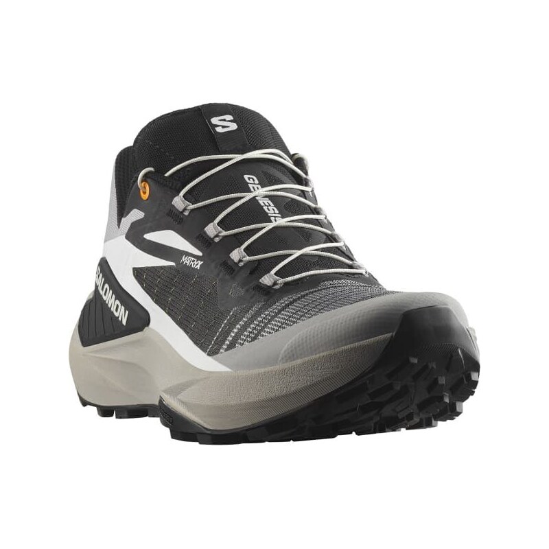 Salomon Genesis pánská běžecká obuv Black/Alloy/Turmeric vel. 42