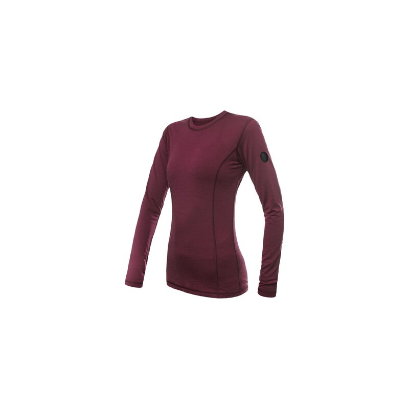 Sensor Merino Air dámské triko dlouhý rukáv Port Red vel. M