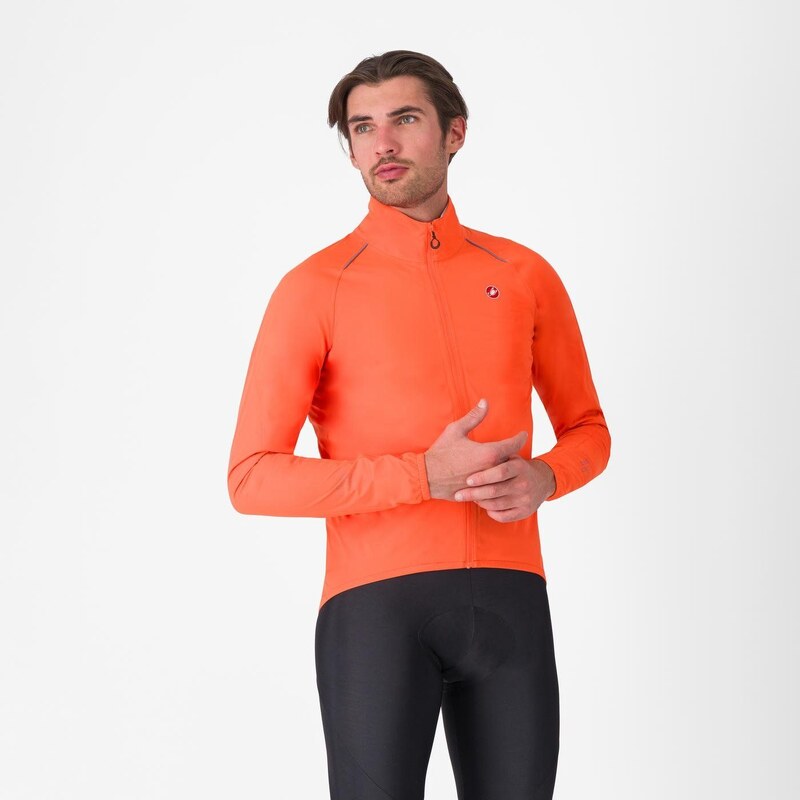 Castelli Emergency 3 Rain Jacket pánská bunda Brilliant Orange