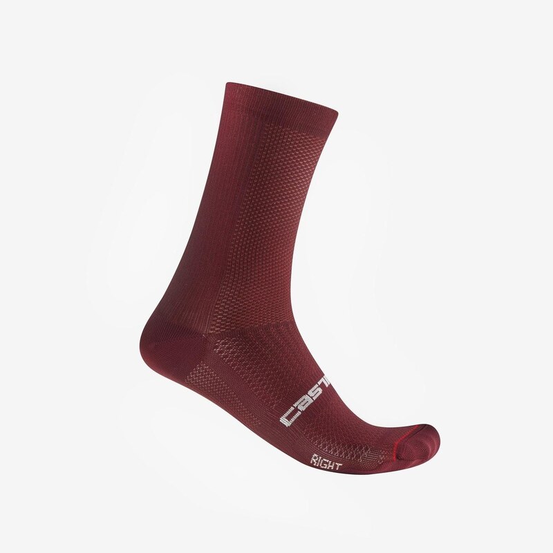 Castelli Espresso 18 ponožky Deep Bordeaux vel. S/M (36-39)
