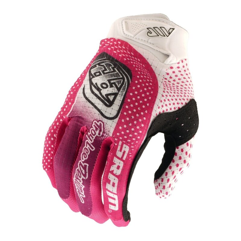 Troy Lee Designs x SRAM Air rukavice Radioscape Fuchsia vel. XL
