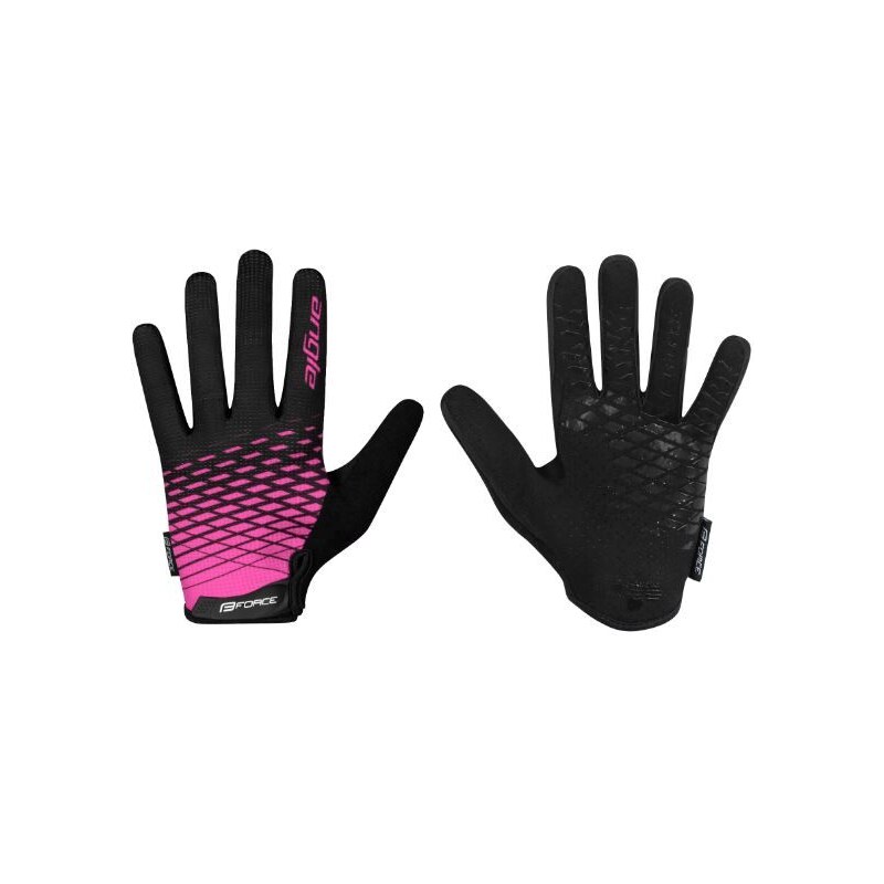 Force Angle MTB unisex rukavice růžová/černá vel. XL