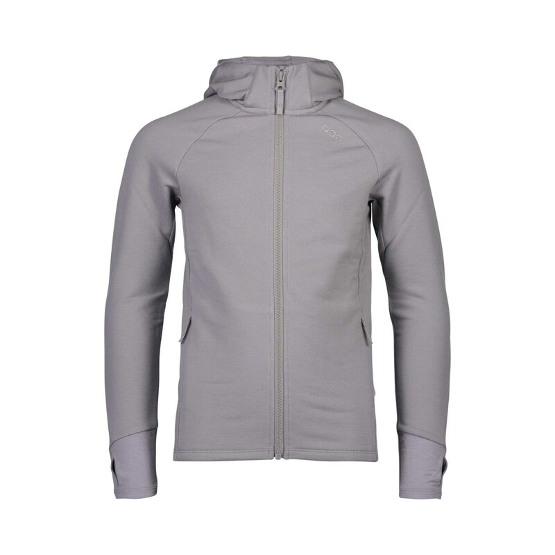 POC Merino Zip Hood Jr dětská mikina s kapucí Alloy Grey vel.