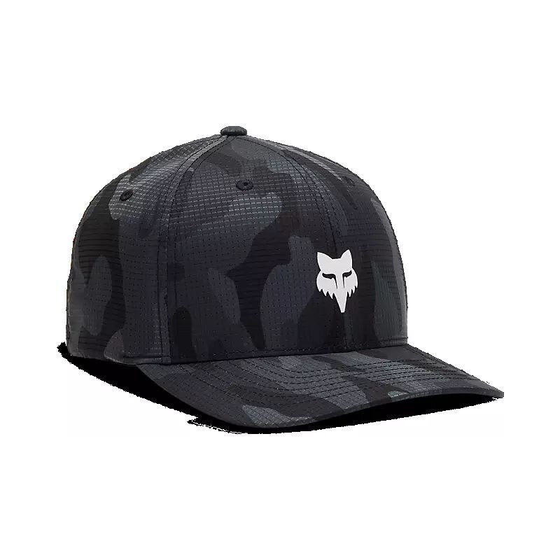 Fox Head Camo Tech Flexfit pánská kšiltovka Black Camouflage vel