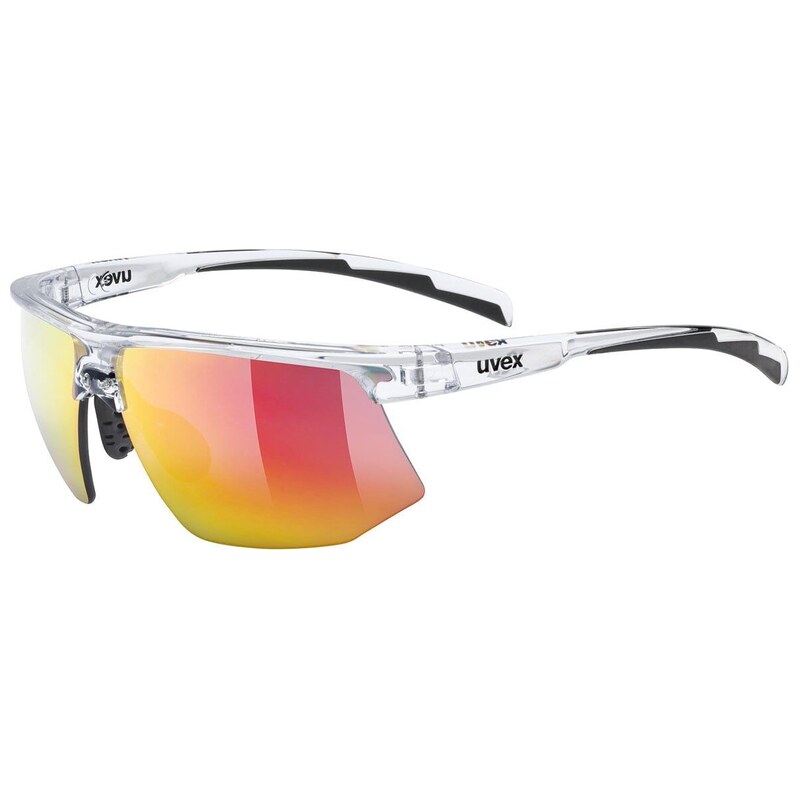 Uvex Aerios sportovní brýle Black Clear/Mir. Red