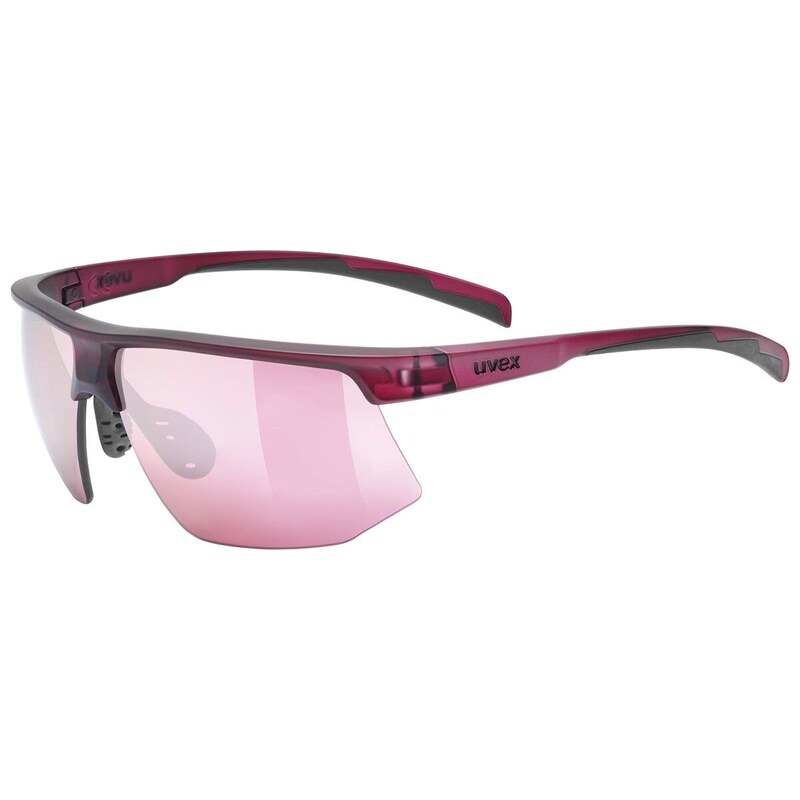 Uvex Aerios sportovní brýle Cranberry Matt/Mir. Rose