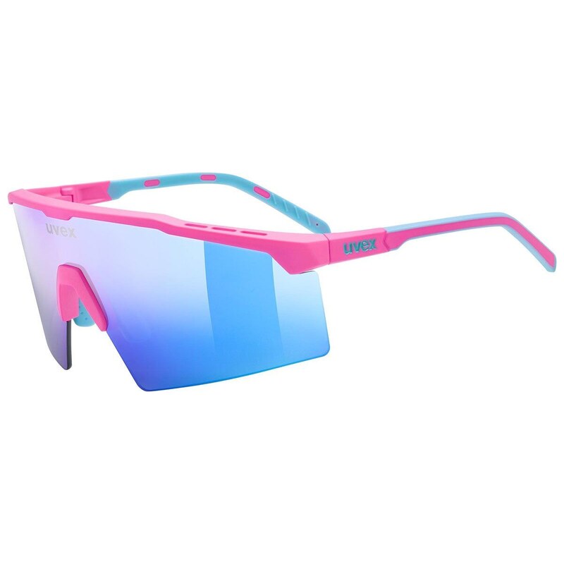 Uvex Flowline sluneční brýle Pink Matt/Mirror Blue