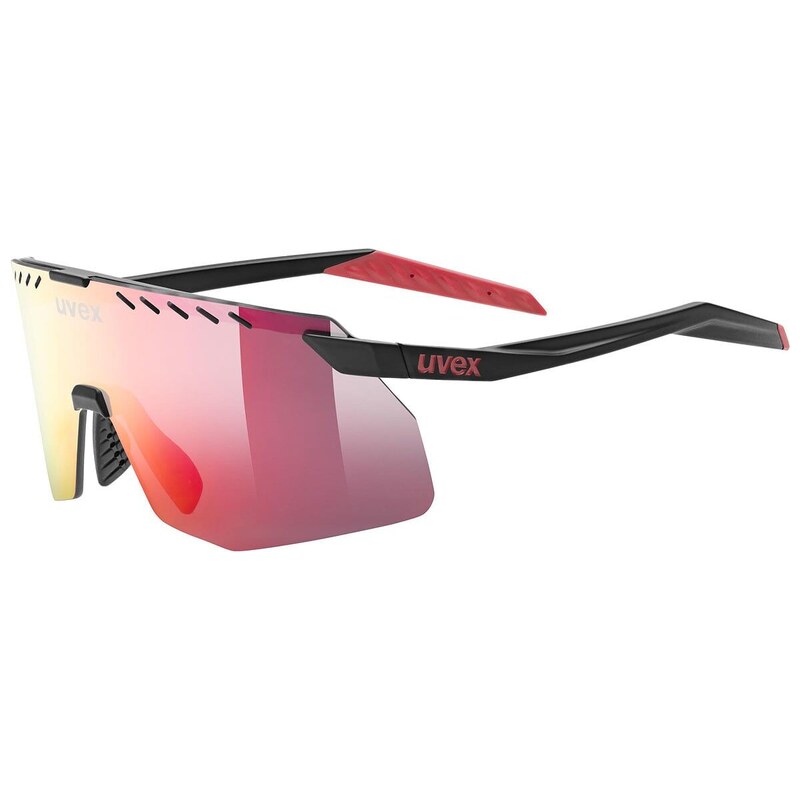 Uvex Pace Stage S sluneční brýle Black Matt/Mirror Red
