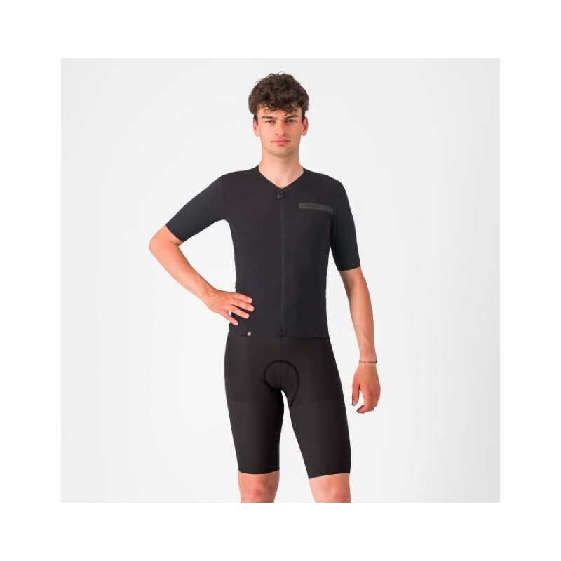 Castelli Premio Evo pánské kraťasy s vložkou a laclem Black vel.