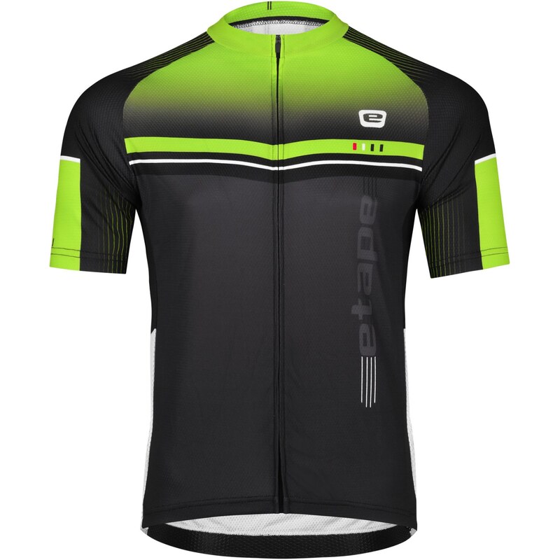 Etape Maestro pánský dres černá/žlutá fluo vel. M