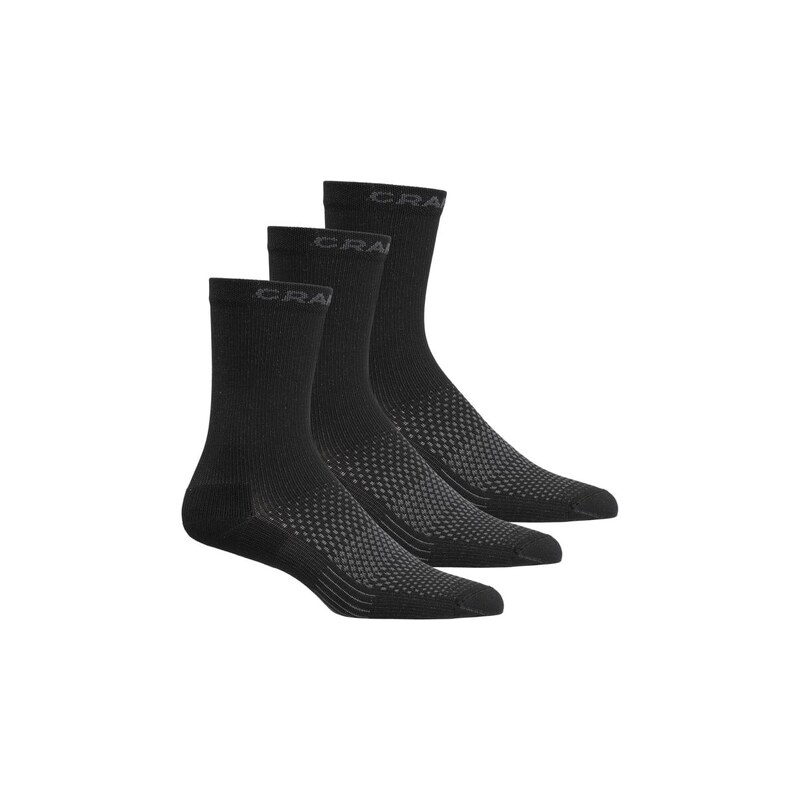 Craft Core Dry High 3-pack ponožky černá vel. 37-39