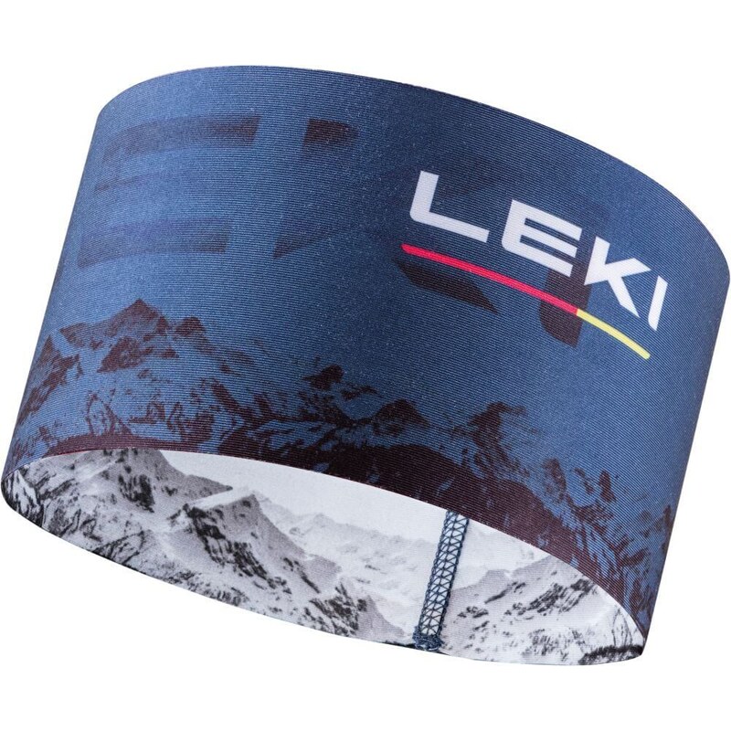 Leki XC Headband čelenka dark denim/white/poppy red vel. Uni
