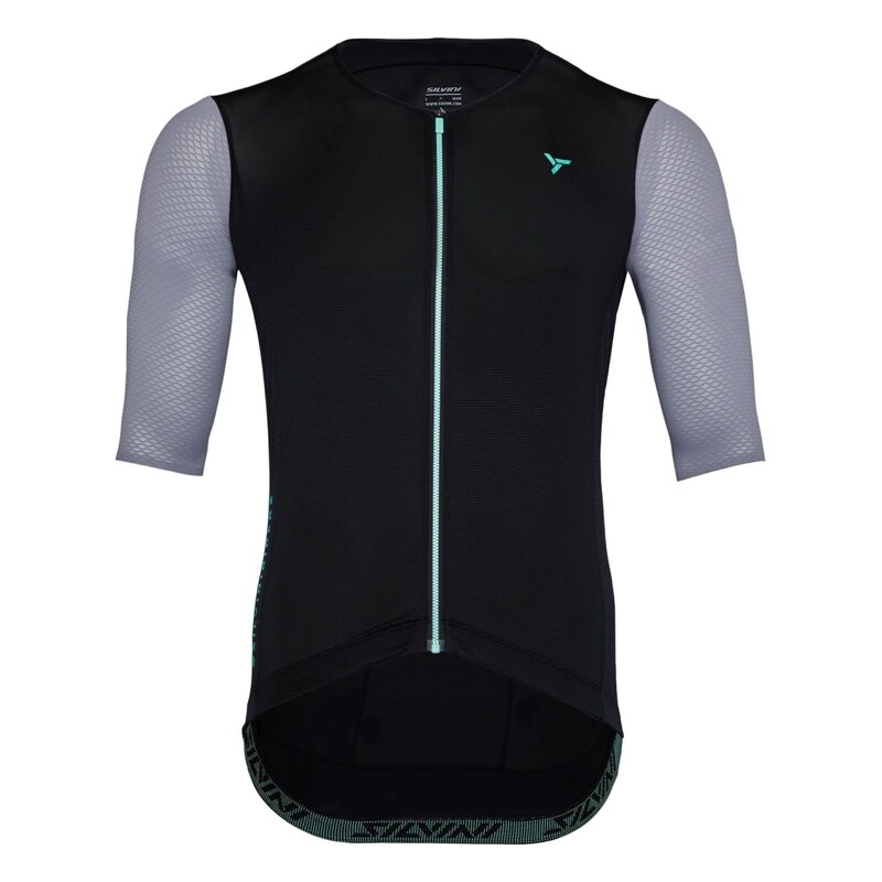 Silvini Auronzo pánský dres krátký rukáv Black/Ocean vel. M