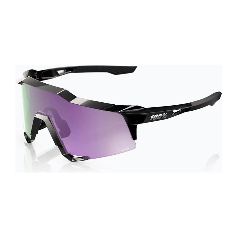 100% Speedcraft sluneční brýle Polished Black/HiPER Polarized