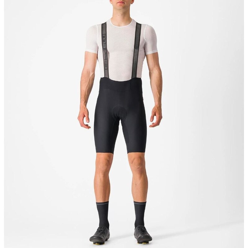 Castelli Espresso 3 pánské kraťasy s vložkou a laclem Black vel.