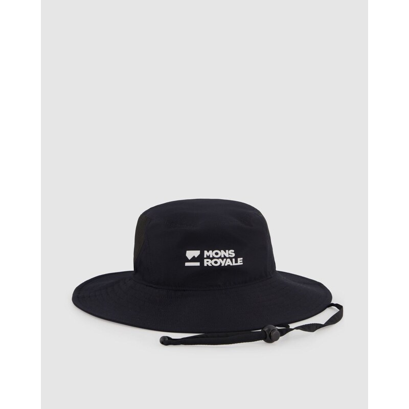 Mons Royale Velocity Bucket Hat turistický klobouk černý vel. S