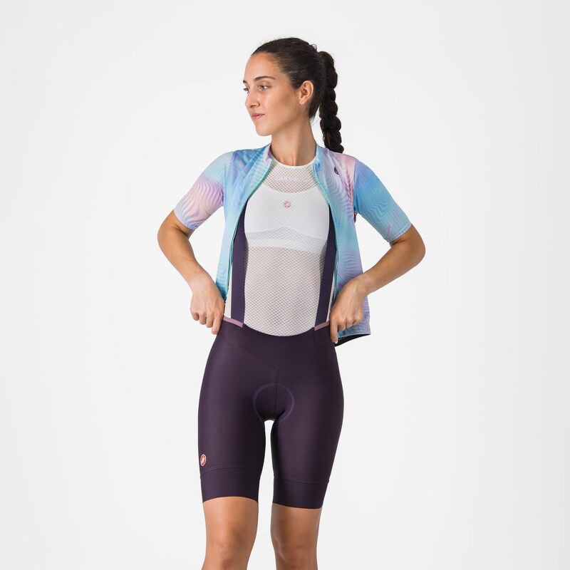 Castelli Prima 2 DT dámské kraťasy s vložkou a laclem Dark Night