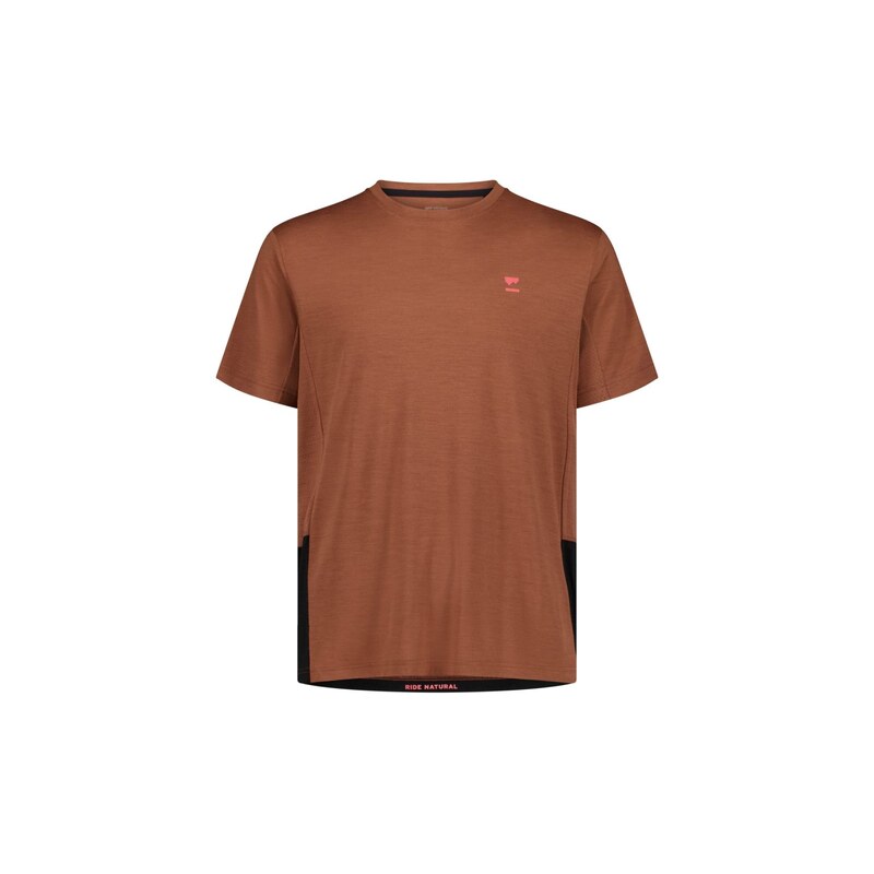 Mons Royale Tarn Merino pánské triko krátký rukáv Cinnamon /
