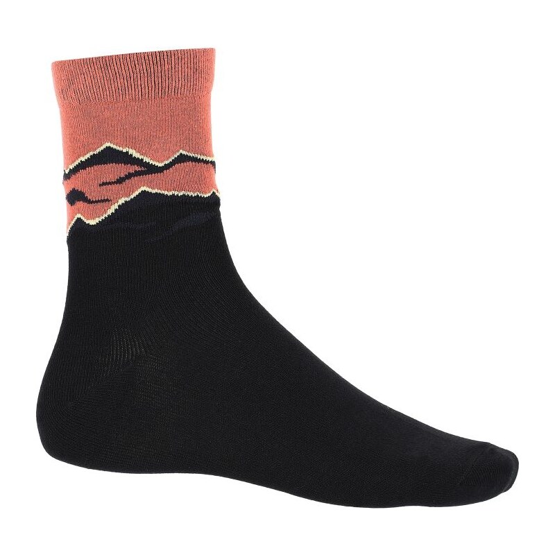 Viking Bamboo Mid dámské ponožky Black/Orange vel. 35-38