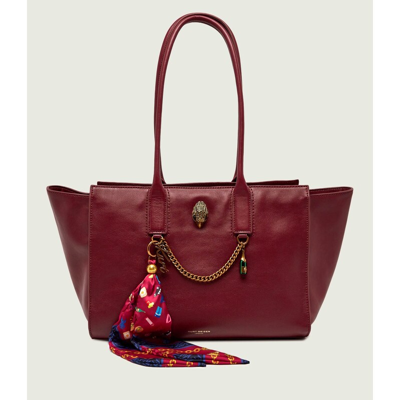 Kurt Geiger Kožená kabelka shopper Sloane