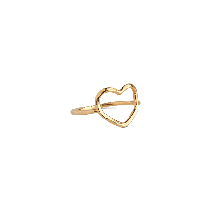 Enamel Copenhagen Prsten Organic Heart (925S/GP) 48