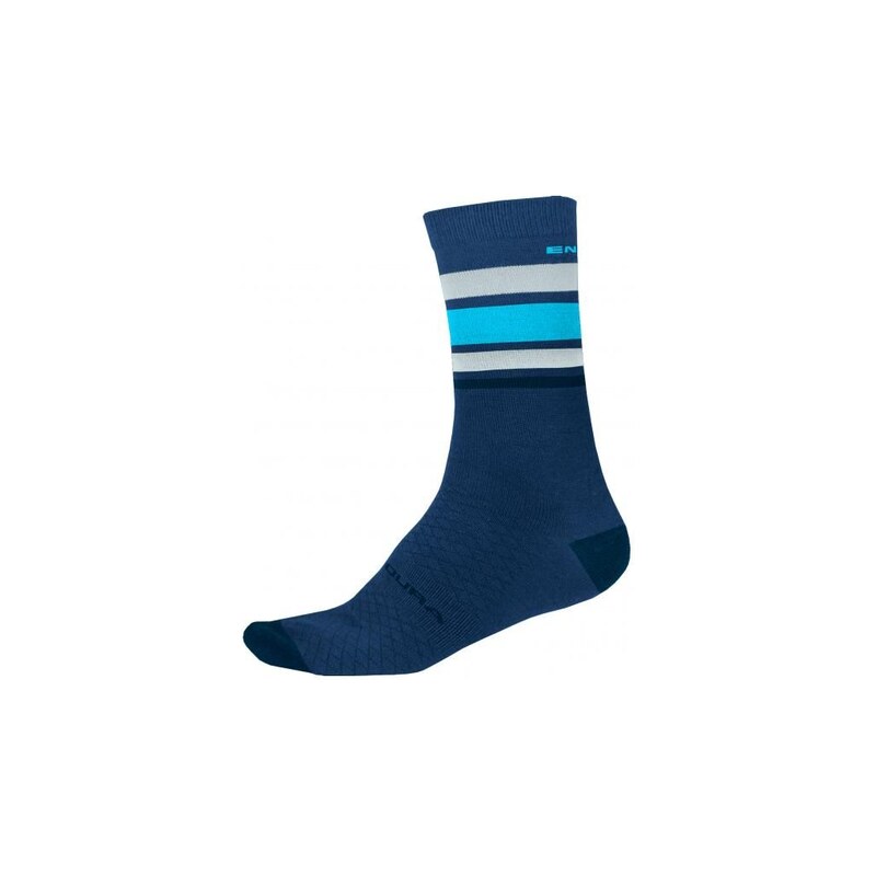 Endura Merino Stripe ponožky Blueberry EU 37-42