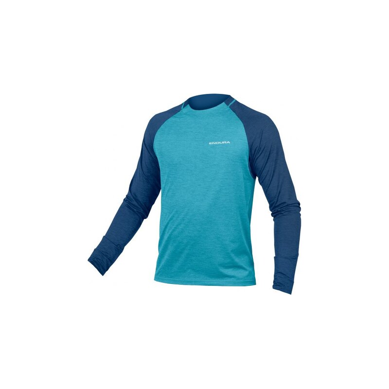 Endura SingleTrack pánský dres dlouhý rukáv Atlantic vel. S