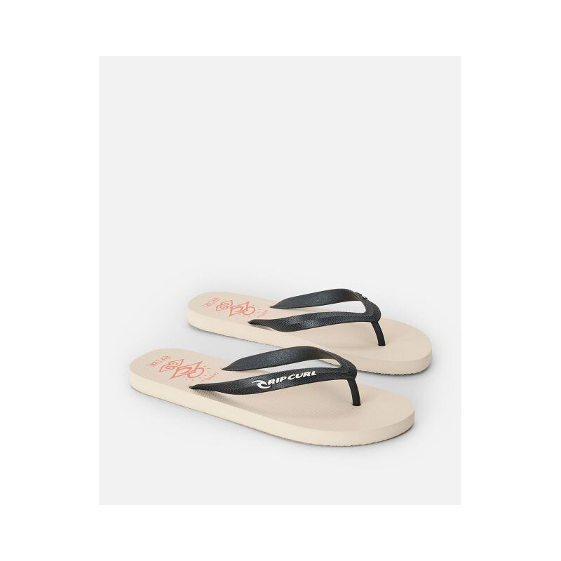 Pánské žabky RIP CURL Icons Of Surf Bloom Open Toe, béžové