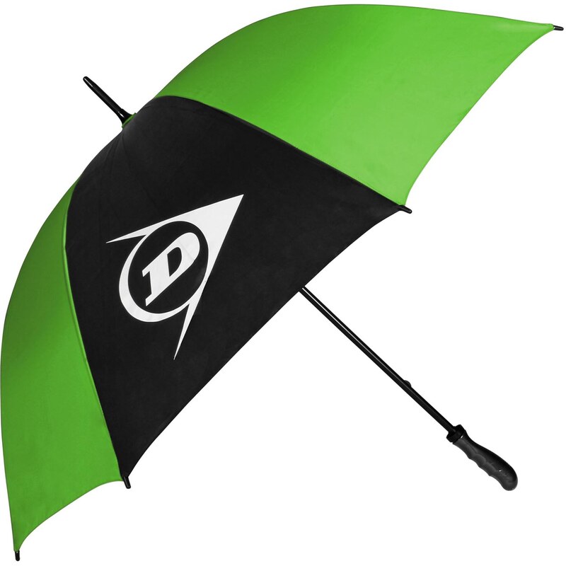 Deštník Dunlop Single černá/zelená