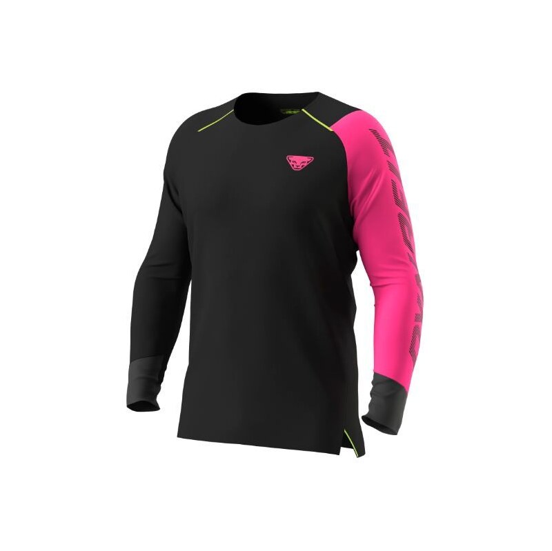 Dynafit DNA pánské triko dlouhý rukáv Pink Glo vel. M