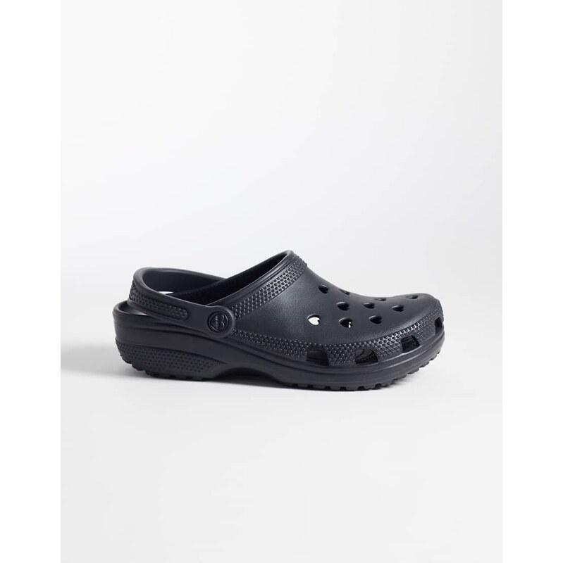 Crocs Classic Hearts Cut Out clogs in black
