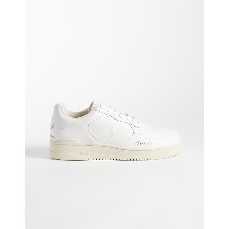 Polo Ralph Lauren masters court sneakers in white
