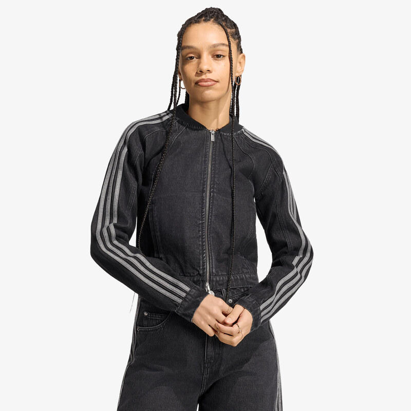adidas Originals Bunda adidas SST 2.0 Denim Tracktop True Black