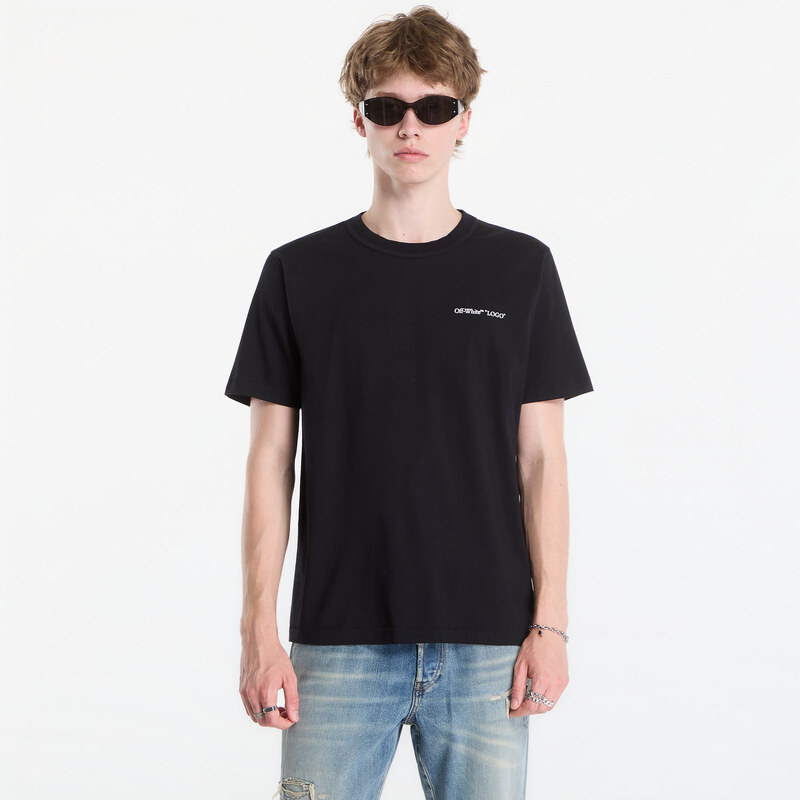 Tričko Off-White Logo Quote Regular S/S Tee UNISEX Black M