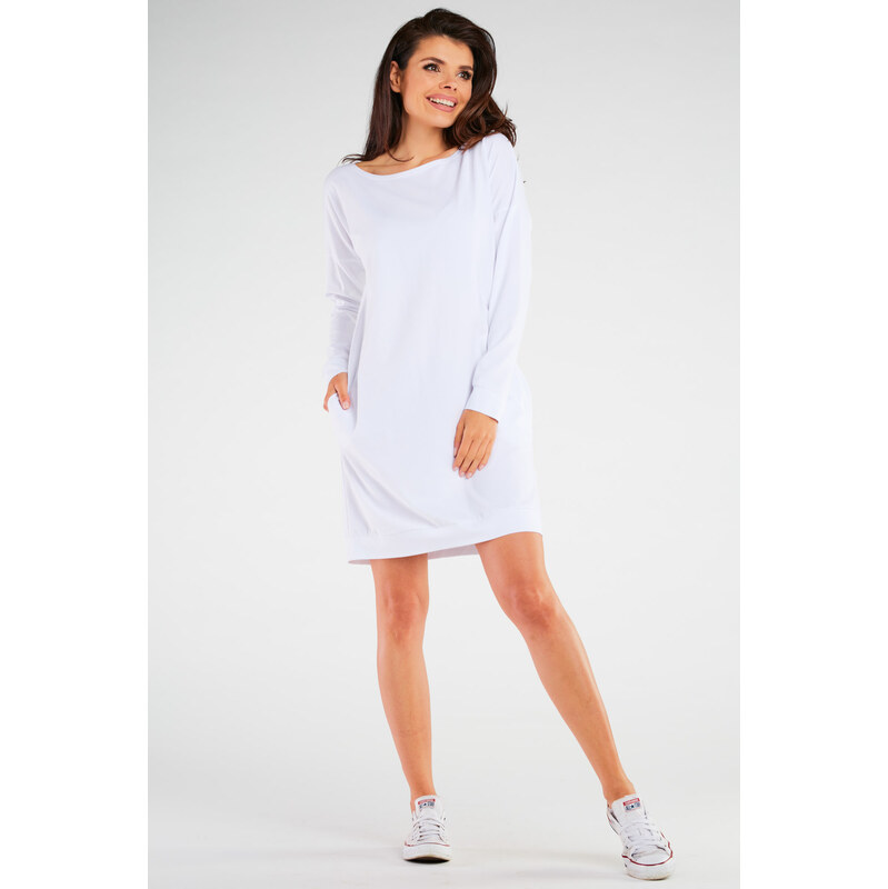 Infinite You Womans Dress M257 White