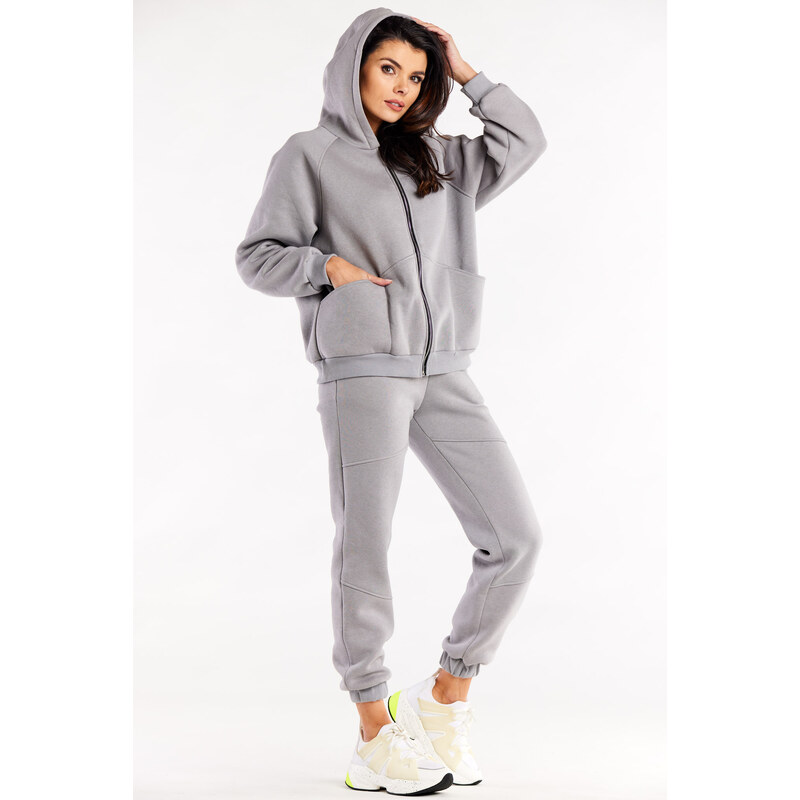 Infinite You Womans Pants M325 Grey